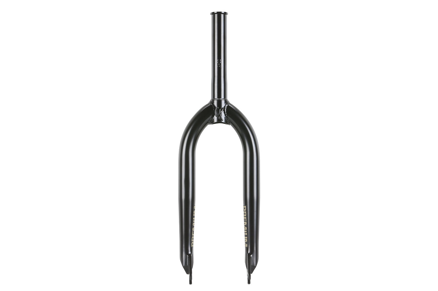 The image showcases the sleek, minimalist design of the matte black CK V2 Fork by Premium, renowned for its racing-oriented precision and balance. This prime example highlights a CNC-engineered structure perfect for an uncluttered appearance.