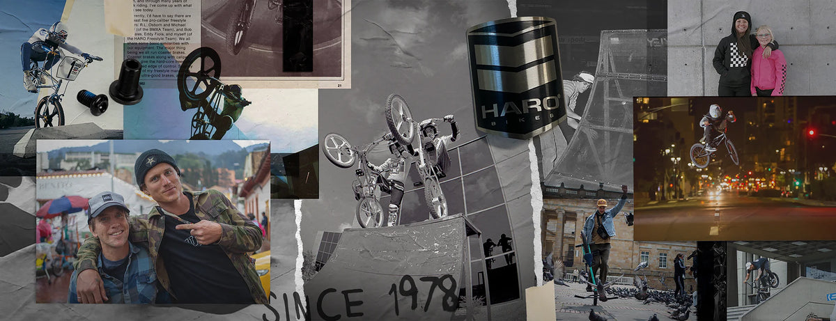 Collage of Haro history since 1978